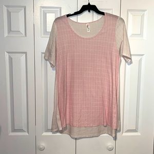 Pink and white Perfect Tee